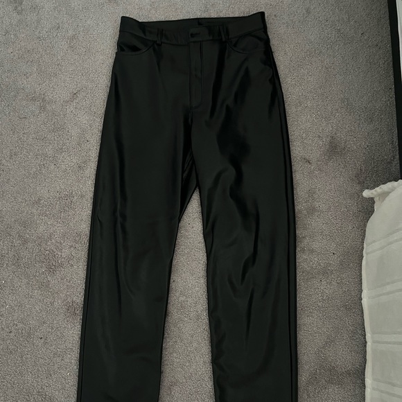 Black dynamite leather pants. - Picture 2 of 2